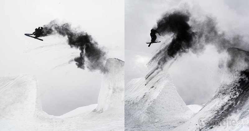 水墨印象•瑞士雪山