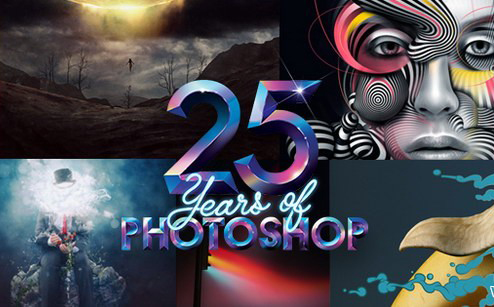 Adobe Photoshop 25 岁生日了！