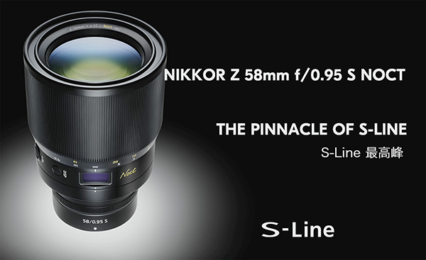 尼康 NIKKOR Z 58mm f/0.95 S NOCT 新镜头外观照曝光
