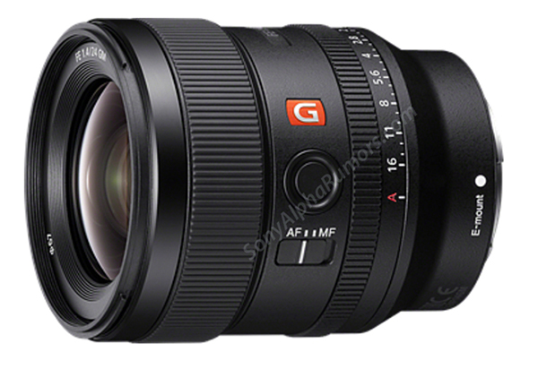 索尼 FE 24mm f/1.4 GM 新镜头外观照和规格信息曝光